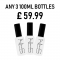 100ml x3 Bottles Set Male, Female or Unisex