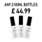 50ml x3 Bottles Set Male, Female or Unisex